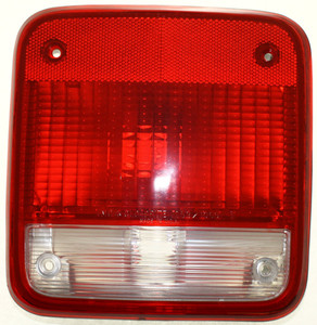 Tail Light Lens and Housing for Chevrolet G-Series Van 1985-1996, Left Driver Side, Replacement