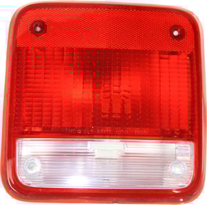 Tail Light Lens and Housing for GMC G-Series Van 1985-1996, Right Passenger Side, Replacement