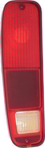 Tail Light Lens and Housing for Ford F-Series 1973-1979 and Econoline Van 1975-1991, Left Driver Side, Replacement