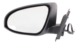 Power Heated Mirror for Toyota Yaris Hatchback 2015-2019, Left Driver, Manual Folding, Paintable, Made for France Built Vehicle, Replacement