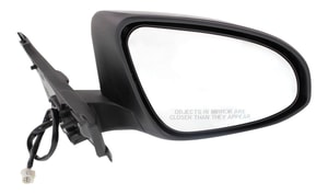Power Mirror for Toyota Yaris Hatchback 2015-2019, Right Passenger Side, Manual Folding, Heated, Paintable, Built in France, Replacement