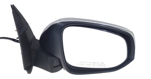 Power Mirror for Toyota Tacoma 2016-2023 Right Passenger, Manual Folding, Heated, Chrome, with Signal Light, without Blind Spot Detection, Replacement