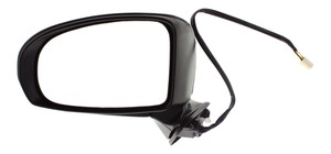 Power Mirror for Toyota Prius 2010-2015, Prius Plug-In 2012-2015, Left Driver, Manual Folding, Heated, Paintable, Without Signal Light, Excludes Persona Series Model 2015, Replacement