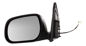 Power Mirror for Toyota RAV4 2009-2012, Left Driver, Manual Folding, Non-Heated, Paintable, w/o Signal Light, (Exc. Limited Model), Japan Built Vehicle, Replacement