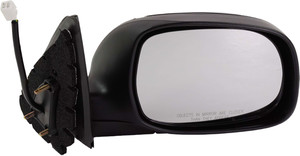 Power Mirror for Toyota Tundra 2004-2006, Right Passenger Side, Non-Towing, Manual Folding, Heated, Chrome, SR5 Model, Double Cab, Replacement