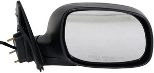Right Passenger Side Mirror for Toyota Tundra 2004-2006, SR5 Model, Double Cab, Non-Towing, Power, Manual Folding, Non-Heated, Chrome, Replacement