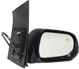 Power Mirror for Toyota Sienna 2013-2014, Right Passenger, Manual Folding, Heated, Paintable, Without Memory Feature, Replacement