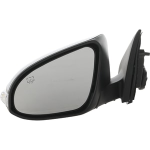 Power Mirror for Toyota Avalon 2013-2018, Left Driver, Manual Folding, Heated, Paintable, with In-Housing Signal Light and Memory, without Auto Dimming and Blind Spot Detection, Replacement