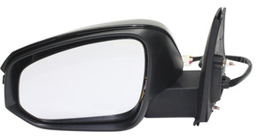 Power Mirror for Toyota 4Runner 2014-2018, Left Driver, Manual Folding, Heated, Paintable, with Puddle and Signal Light, without Auto-Dimming, Replacement