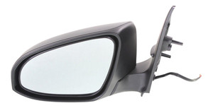 Power Mirror for Toyota Corolla 2014-2019, Left Driver, Manual Folding, Non-Heated, Paintable, Without Auto Dimming, Blind Spot Detection, Memory, and Signal Light, Replacement