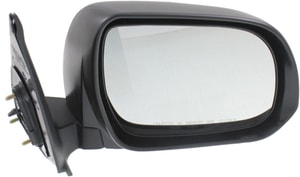 Manual Adjust, Manual Folding, Right Passenger Mirror for 2012-2015 Toyota Tacoma, Non-Heated, Textured, Replacement