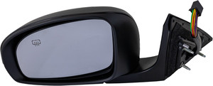 Power Mirror for Toyota Avalon 2011-2012, Left Driver, Manual Folding, Heated, Paintable, with In-housing Signal Light and Memory, without Auto Dimming and Blind Spot Detection, Replacement