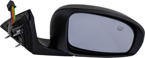 Power Mirror for 2011-2012 Toyota Avalon, Right Passenger Side, Manual Folding, Heated, Paintable, with In-Housing Signal Light and Memory, without Auto Dimming and Blind Spot Detection, Replacement