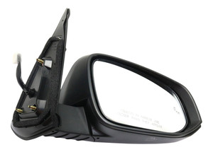 Power Folding Mirror for Toyota Tacoma 2016-2023, Right Passenger, Heated, Chrome, with Blind Spot Detection and Signal Light, without Camera Hole, Replacement