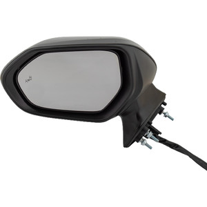 Power Mirror for Toyota Avalon 2019-2022, Left Driver, Manual Folding, Heated, Paintable, with Blind Spot Detection in Glass, In-Housing Signal Light, Memory, without Auto Dimming, Replacement