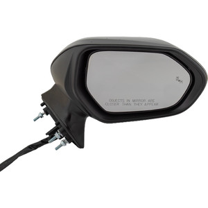 Power Mirror for Toyota Avalon 2019-2022, Right Passenger, Manual Folding, Heated, Paintable, with Blind Spot Detection in Glass, In-housing Signal Light, Memory, without Auto Dimming, Replacement