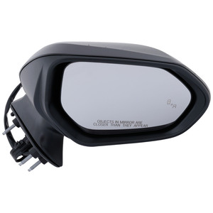 Mirror for Toyota Avalon 2019-2022, Right Passenger Side, Power, Manual Folding, Heated, Paintable, with BSD in Glass & In-housing Signal Light, Without Auto Dimming & Memory, Replacement