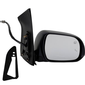 Power Mirror for Toyota Sienna 2015-2017, Right Passenger, Manual Folding, Heated, Paintable, with Blind Spot Detection, Memory, Side Object Sensor, and Signal Light, without Auto Dimming, Replacement