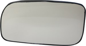 Mirror Glass for Toyota Prius 2004-2009, Scion XA 2004-2005, Left Driver Side, Non-Heated, with Backing Plate, Replacement