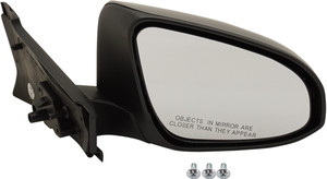 Right Passenger Manual Adjusting & Folding Mirror for Toyota Yaris 2014-2014, Non-heated, Paintable, Designed for France Built Vehicle, Replacement