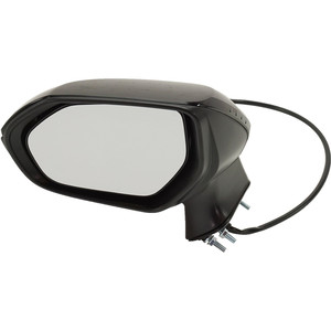 Power Mirror for Toyota Corolla 2020-2022, Left Driver, Manual Folding, Heated, Paintable, without Auto Dimming, Blind Spot Detection, Memory, and Signal Light, Replacement
