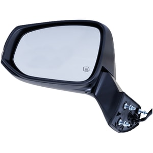 Power Mirror for 2020-2023 Toyota Highlander, Left Driver, Manual Folding, Heated, Paintable, with In-Housing Signal Light, without Memory, Puddle Light, Auto-Dimming, Blind Spot Feature, Side View Camera, Replacement