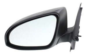 Manual Adjust Mirror for Toyota Yaris Hatchback 2012-2014, Left Driver, Manual Folding, Non-Heated, Paintable, Japan Built Vehicle, Replacement