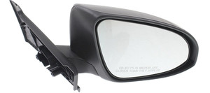 Manual Adjust, Manual Folding, Non-Heated Paintable Mirror for Toyota Yaris Hatchback 2012-2014, Right Passenger, Japan Built Vehicle, Replacement