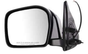 Power Mirror for Toyota Tacoma 2001-2004, Left Driver, Manual Folding, Non-Heated, Paintable, Suitable for Pre Runner, 2WD (Two-Wheel Drive)/Base/DLX, 4WD (Four-Wheel Drive), Replacement