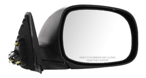 Power Mirror for Toyota Tundra 2000-2006, Right Passenger Side, Non-Towing, Manual Folding, Non-Heated, Chrome Finish, Compatible with Regular Cab/Access Cab, Replacement