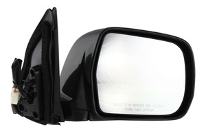Power Mirror for Toyota Highlander 2001-2007, Right Passenger Side, Manual Folding, Non-Heated, Paintable, Replacement
