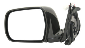 Power Mirror for Toyota Highlander 2001-2007, Left Driver Side, Manual Folding, Heated, Paintable, Replacement