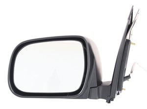 Power Mirror for Toyota Sienna 2004-2010, Left Driver, Manual Folding, Heated, Textured, without Auto Dimming, Replacement