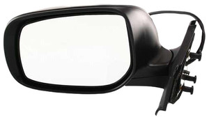 Power Mirror for Toyota Yaris 2007-2011, Left Driver, Manual Folding, Non-Heated, Paintable, Hatchback, Replacement