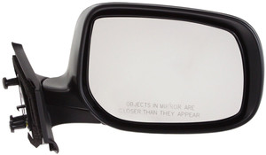 Manual Adjust Right Passenger Mirror for Toyota YARIS Hatchback 2007-2011, Manual Folding, Non-Heated, Paintable, Replacement