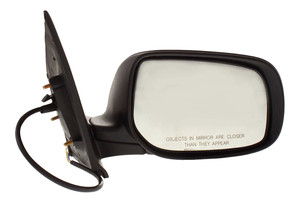 Power Mirror for Toyota Yaris Sedan 2007-2012, Right Passenger Side, Manual Folding, Non-Heated, Paintable, Replacement