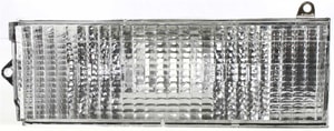 Signal Light for 1984-1996 Jeep Cherokee, Left Driver Side, Lens and Housing, Located Below Headlamp, Replacement