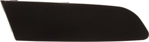 Front Bumper Molding for VW Jetta 2005-2010, Right Passenger, Black Plastic, with Headlight Washer Hole, Replacement