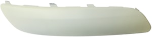 Front Bumper Molding for Volkswagen Jetta (2005-2010) and GTI (2006-2009), Right Passenger, Plastic, Primed (Ready to Paint), without Headlight Washer Hole, Replacement