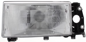 Headlight Assembly for Volvo 740 (1990-1992), Volvo 940 (1991-1995), Left Driver, Halogen, Replacement