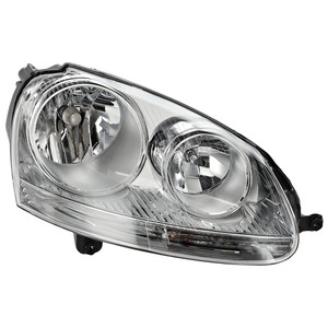 Headlight Assembly for Volkswagen Jetta 2005-2010, Right Passenger, Halogen, (2005 Model, 2.5/ TDI), Replacement