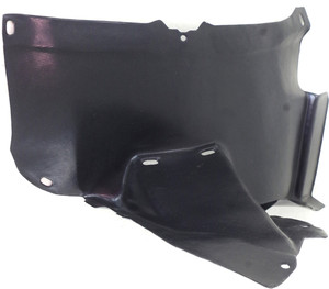 Front Fender Liner for Volkswagen Passat 2006-2010, Right Passenger Front Section, Plastic, Vacuum Form, Replacement