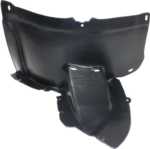 Front Fender Liner for Volkswagen Passat 2006-2010, Left Driver Side, Front Section, Vacuum Form Plastic, Replacement