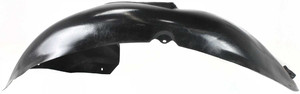 Front Fender Liner, Left Driver Section for Volkswagen Passat 2006-2010, Rear, Plastic, Vacuum Form, Replacement
