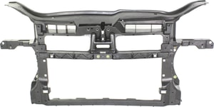 Radiator Support Assembly for Volkswagen Jetta 2005-2010, Black, Plastic - Suitable for 2.5L Engine, Replacement