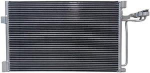 A/C (Air Conditioning) Condenser for 2004 - 2008 Volvo S40, Late Design,  31418515, Replacement