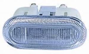 Left Driver Side Repeater Light for 1998 - 2000 Volkswagen Beetle, Right Passenger Side Replacement, Fender Mounted to VIN Y430000,  1C0949101B, Replacement