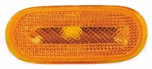 Right Passenger Rear Side Marker Light Lens for 2002 - 2004 Volkswagen Beetle Turbo S, Yellow;  1C0945074E, Replacement