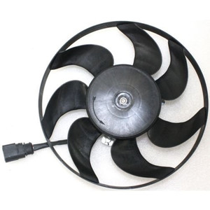 Radiator Cooling Fan Assembly for 2005-2013 Volkswagen Jetta, fits 1.9L L4 Sedan Diesel, 2.0L L4 Sedan Gas, 2.0L L4 Diesel, 2.0L L4 Wagon,  1K0121205AD9B9, Replacement