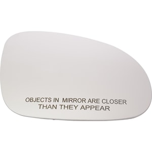Heated Mirror Glass for Volkswagen Jetta 2005-2014/EOS 2007-2016, Right Passenger Side, Includes Backing Plate, Replacement